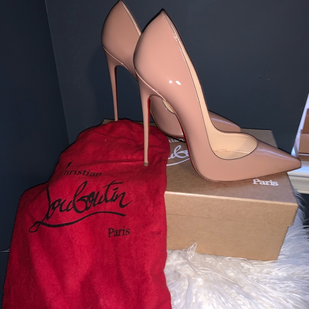 Christian Louboutin So Kate Pointy Pump 120 Nude